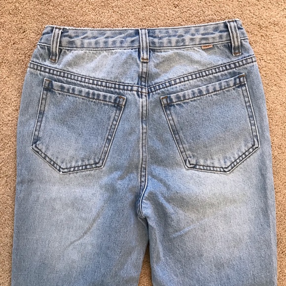 ONeill Distressed Denim Blue Jeans NEW Womens Size 0 Waist 24 Light Wash Benatar - Picture 11 of 14
